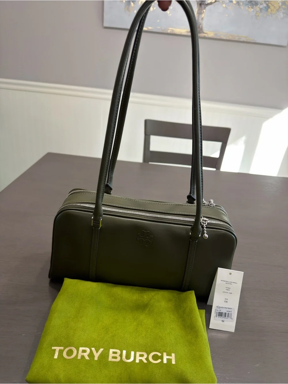 NWT Tory Burch Small Marshmallow satchel